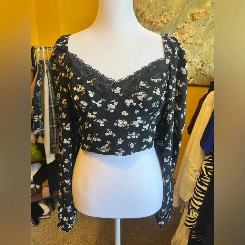 Floral Crop Top